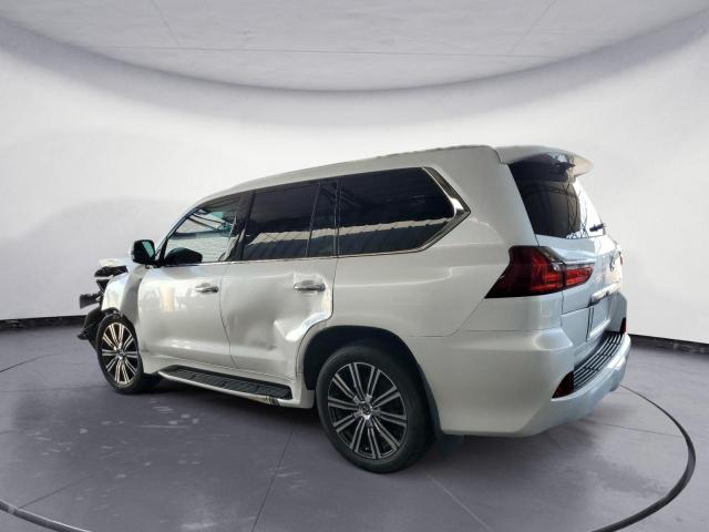 LEXUS LX 570 2021 white  gas JTJDY7AX8M4336652 photo #3