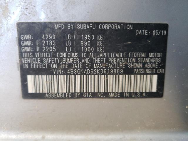 4S3GKAD62K3619889 Subaru Impreza Premium