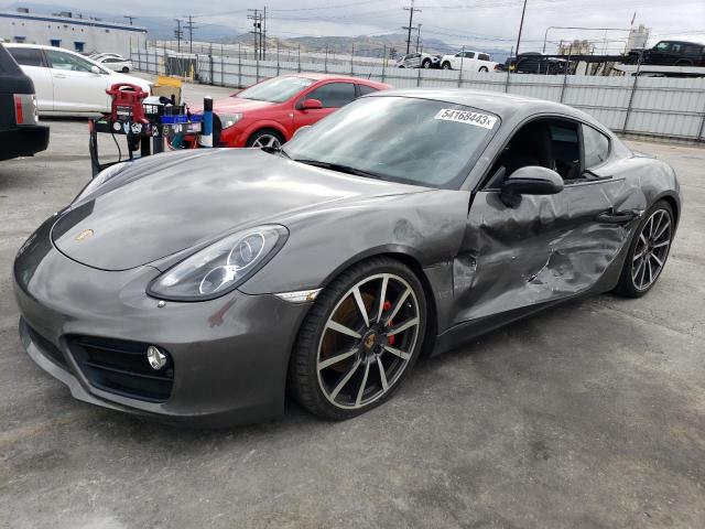 Salvage cars for sale at Sun Valley, CA auction: 2014 Porsche Cayman S