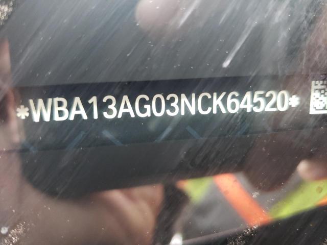 WBA13AG03NCK64520 BMW 530e