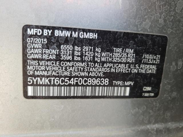 5YMKT6C54F0C89638 BMW X5 M