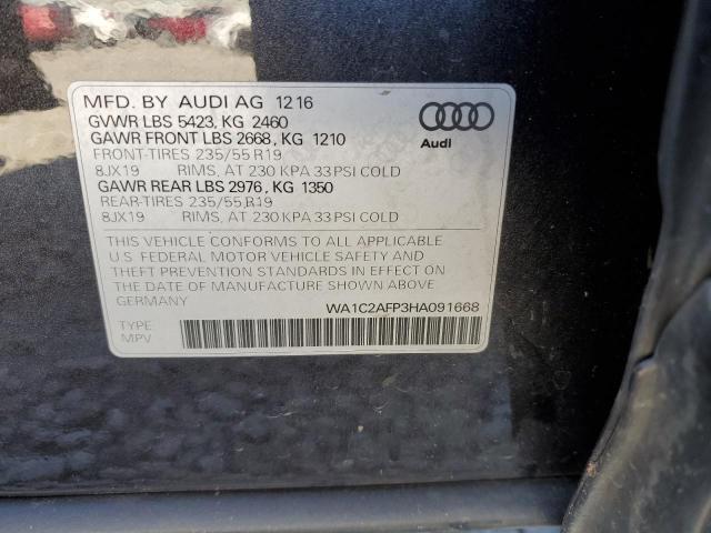 VIN WA1C2AFP3HA091668 2017 Audi Q5, Premium no.13