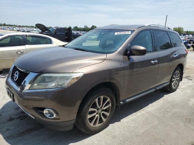 Salvage cars for sale from Copart Sikeston, MO: 2015 Nissan Pathfinder S
