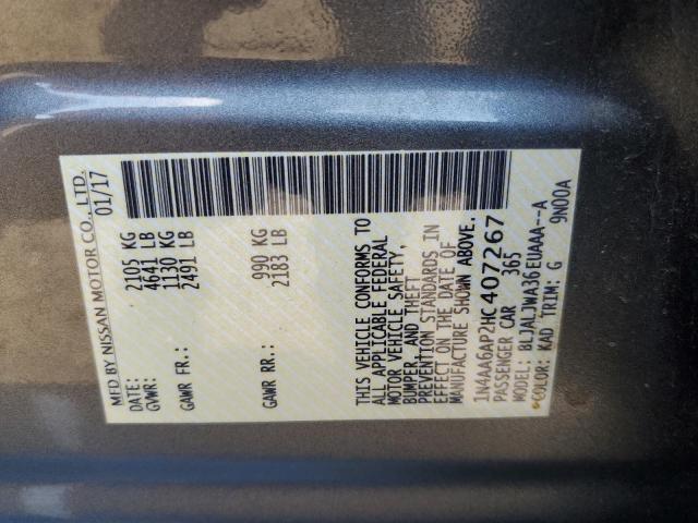 2017 NISSAN MAXIMA 3.5 - 1N4AA6AP2HC407267
