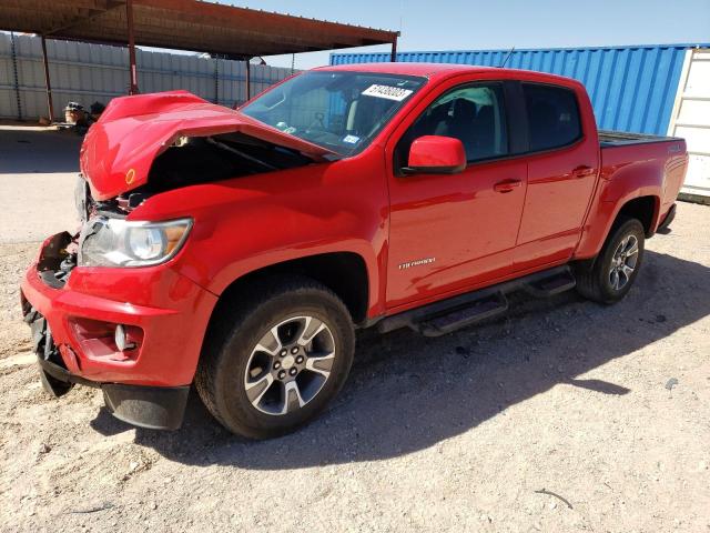 Salvage cars for sale from Copart Andrews, TX: 2018 Chevrolet Colorado Z71