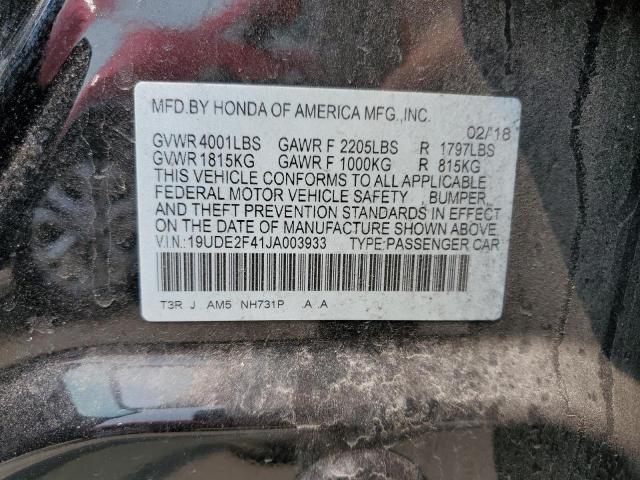 2018 ACURA ILX SPECIA 19UDE2F41JA003933