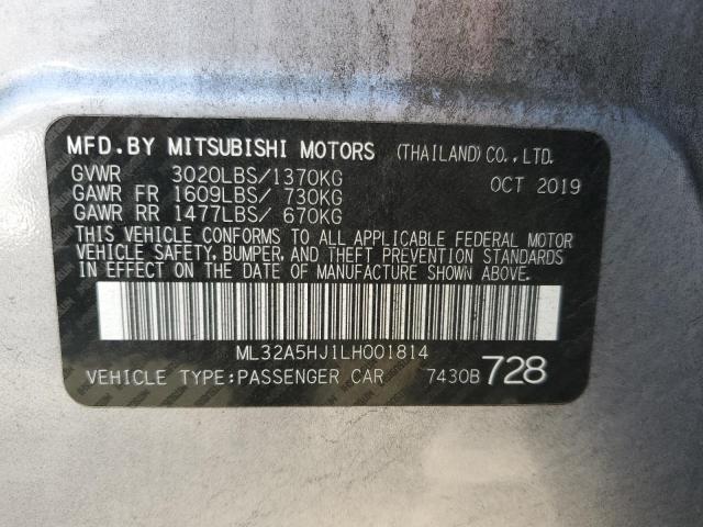 2020 MITSUBISHI MIRAGE LE ML32A5HJ1LH001814