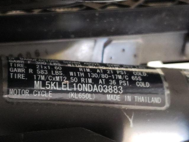 2022 KAWASAKI KL650 L - ML5KLEL10NDA03883