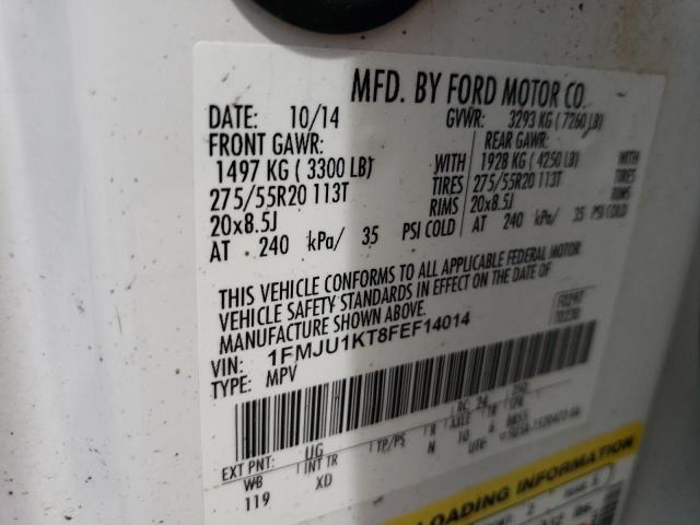 1FMJU1KT8FEF14014 Ford Expedition Limited
