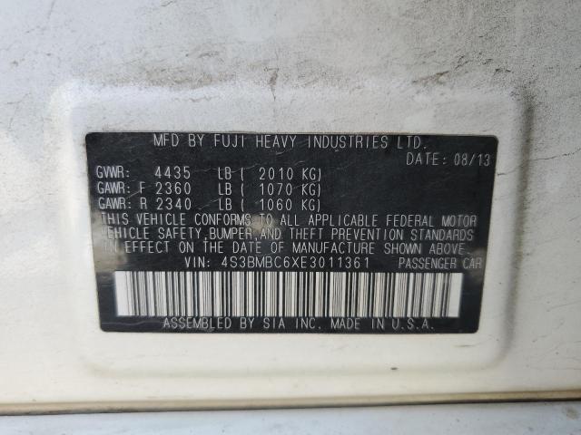 4S3BMBC6XE3011361 Subaru Legacy 2.5i Premium