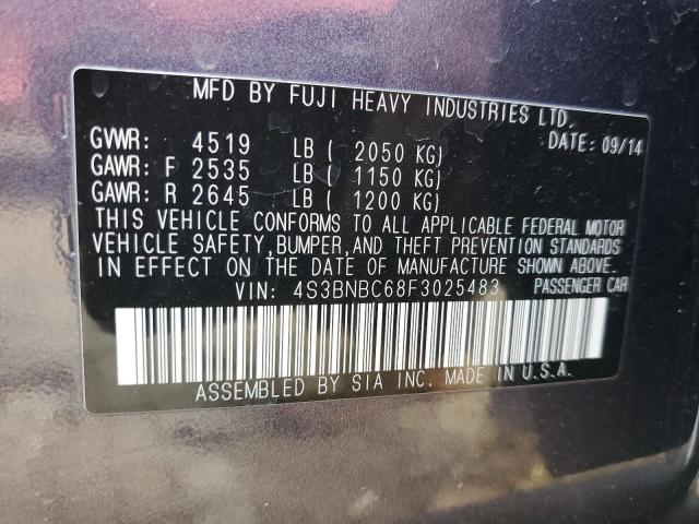 4S3BNBC68F3025483 Subaru Legacy 2.5i Premium