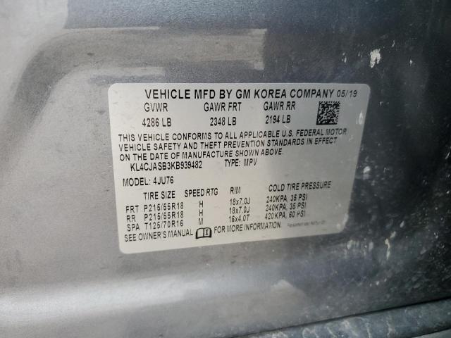 KL4CJASB3KB939482 Buick Encore PRE 10