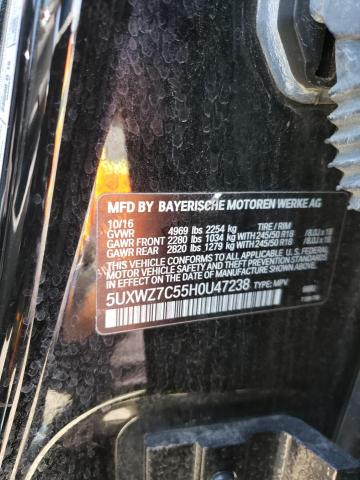 5UXWZ7C55H0U47238 BMW X3 Sdrive28i
