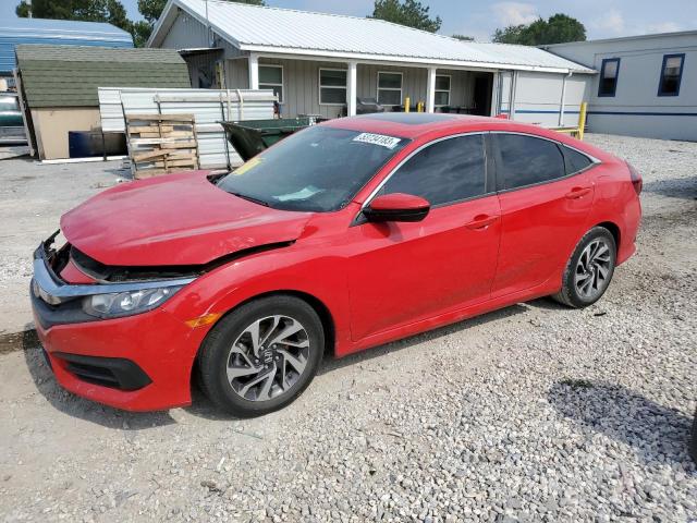 Honda Civic salvage cars for sale: 2017 Honda Civic EX