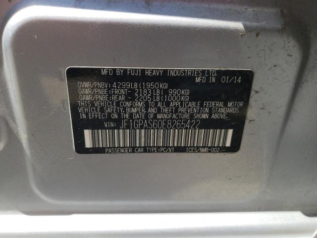 JF1GPAS60E8265422 Subaru Impreza Sport Limited