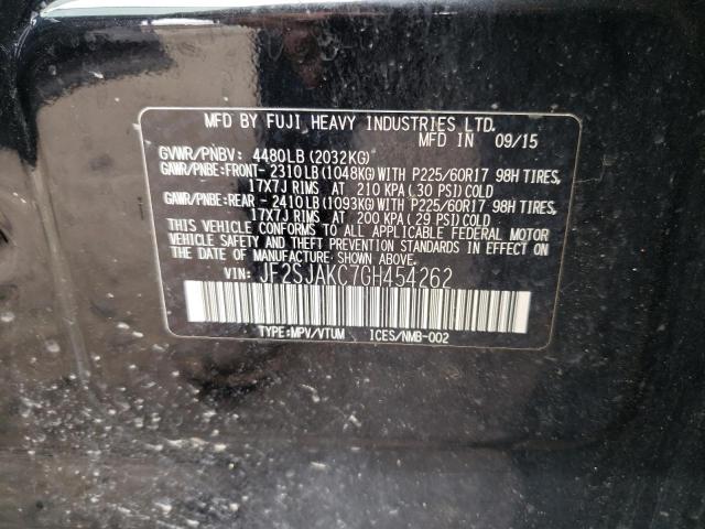 JF2SJAKC7GH454262 Subaru Forester 2.5i Limited