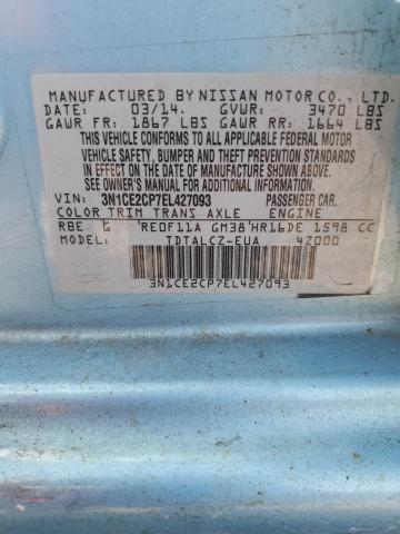 3N1CE2CP7EL427093 Nissan Versa Note S