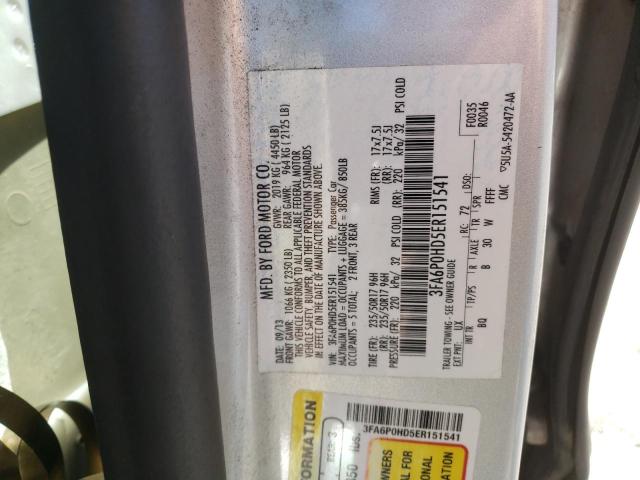 3FA6P0HD5ER151541 Ford FUSION SE