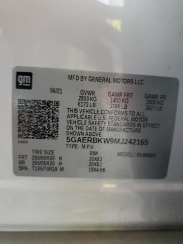 5GAERBKW9MJ242165 Buick Enclave Essence