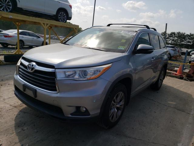 VIN 5TDJKRFH0ES049039 2014 Toyota Highlander, Xle no.1