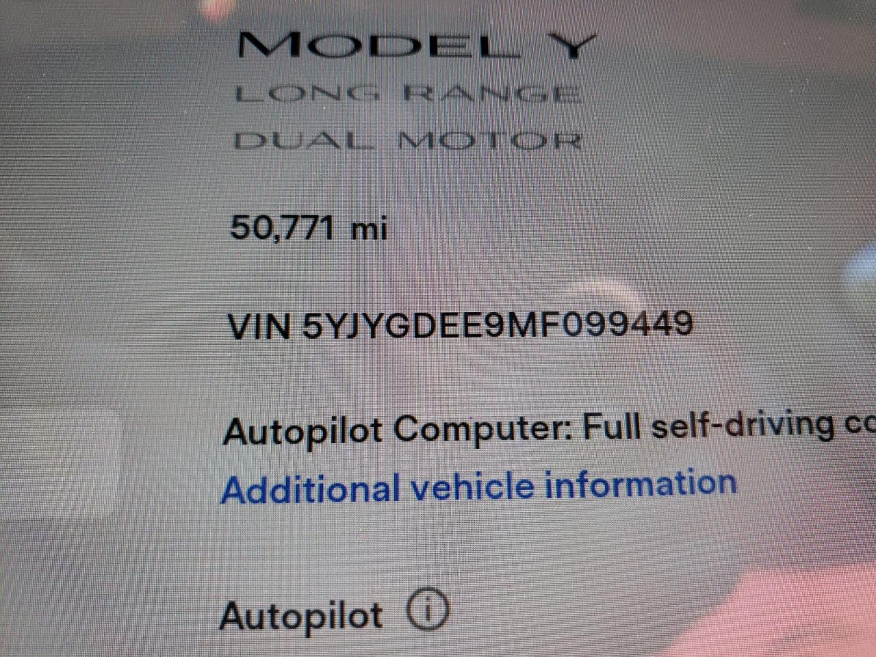 5YJYGDEE9MF099449 Tesla Model Y  9