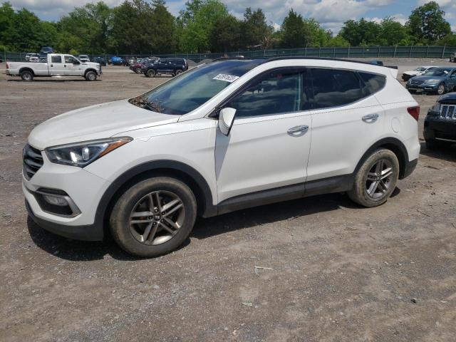 Salvage cars for sale from Copart Madisonville, TN: 2017 Hyundai Santa FE Sport