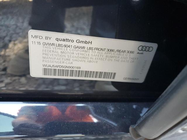 2016 AUDI S8 PLUS QU - WUAJ5AFD5GN900169