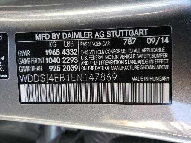 WDDSJ4EB1EN147869 Mercedes-Benz CLA 250