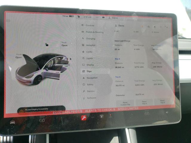 5YJ3E1EA8LF615178 Tesla MODEL 3