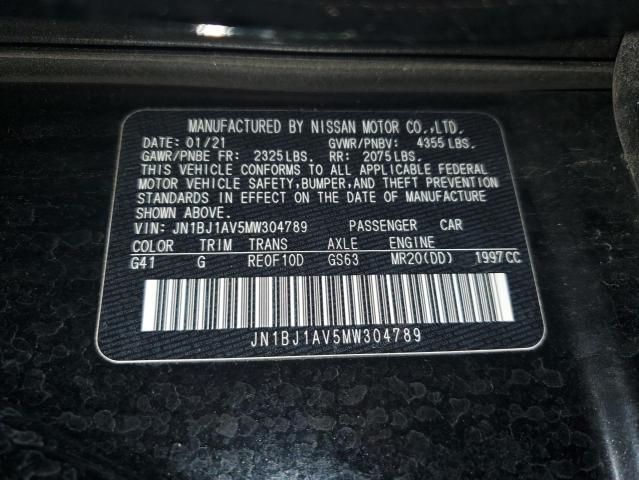 2021 NISSAN ROGUE SPOR - JN1BJ1AV5MW304789