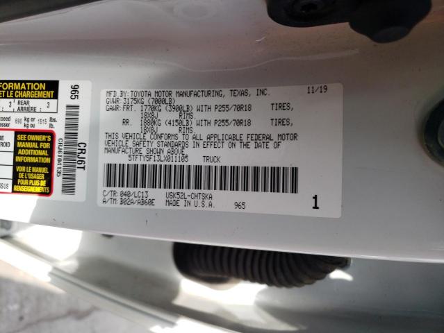 5TFTY5F13LX011105 Toyota Tundra Double Cab Sr/sr5