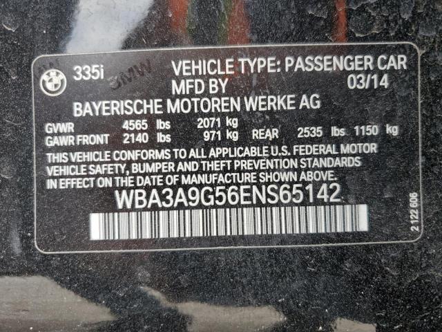 WBA3A9G56ENS65142 BMW 335 I