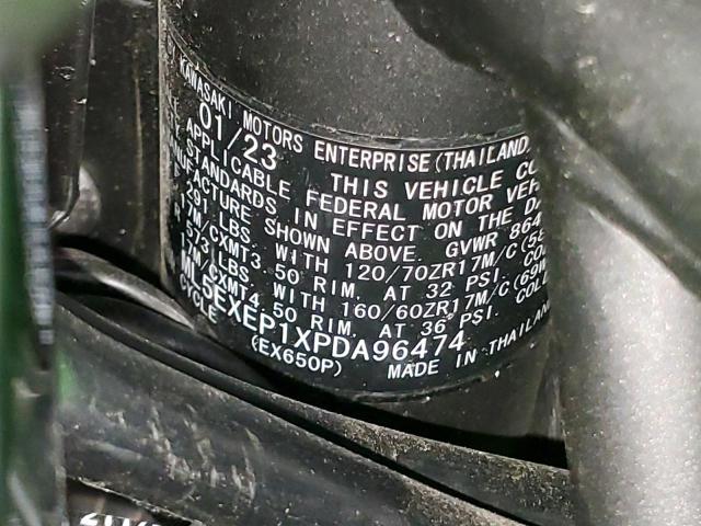 2023 KAWASAKI EX650 P - ML5EXEP1XPDA96474