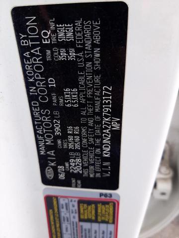 KNDJN2A27K7913172 KIA Soul