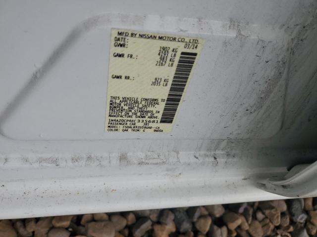 1N4AZ0CP4EC335681 Nissan LEAF S