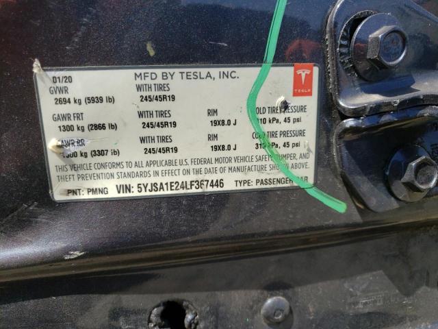 5YJSA1E24LF367446 Tesla MODEL S