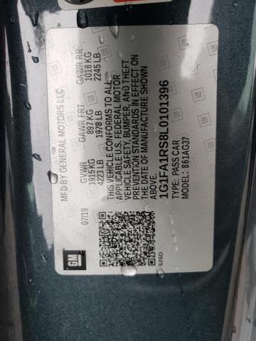 2020 CHEVROLET CAMARO RS 1G1FA1RS8L0101396