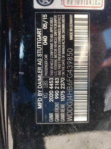 WDDGJ4HB6FG439850 Mercedes-Benz C 250