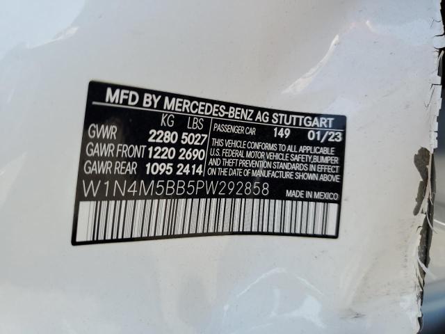 2023 MERCEDES-BENZ GLB AMG 35 W1N4M5BB5PW292858