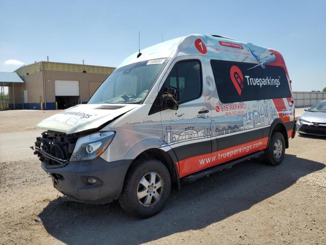 Salvage cars for sale from Copart Kansas City, KS: 2016 Mercedes-Benz Sprinter 2500