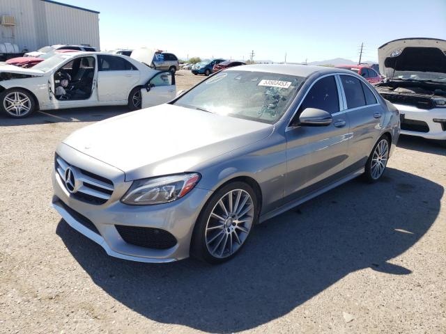 Salvage cars for sale from Copart Tucson, AZ: 2016 Mercedes-Benz C300