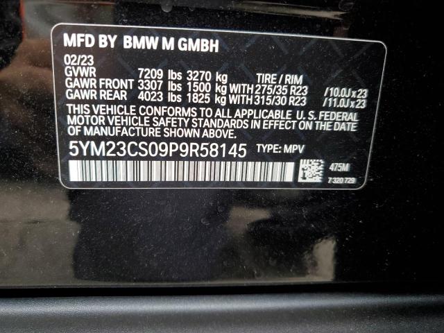 2023 BMW XM - 5YM23CS09P9R58145