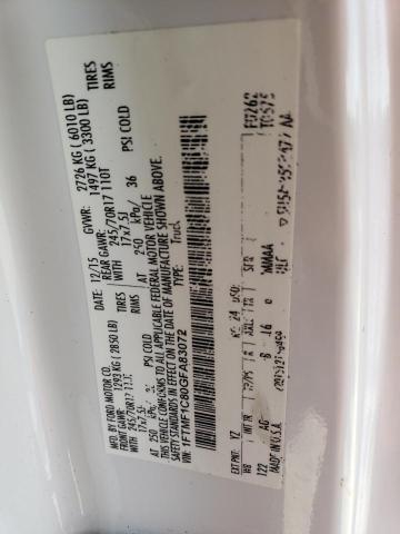 2016 FORD F150 - 1FTMF1C80GFA83072