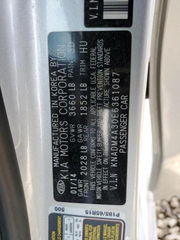 KNADM4A30E6361087 KIA RIO LX