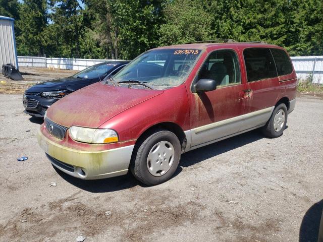 Salvage cars for sale from Copart Arlington, WA: 2001 Mercury Villager