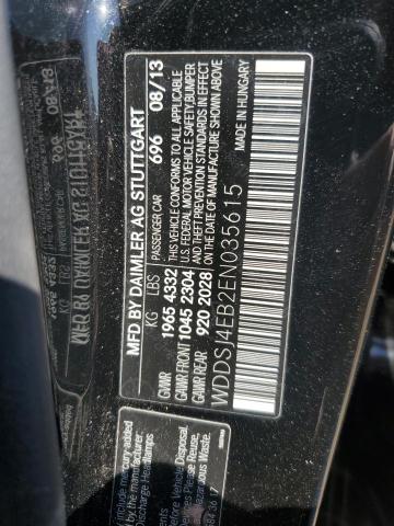 WDDSJ4EB2EN035615 Mercedes-Benz CLA 250