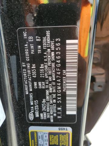 5XXGM4A74FG463563 KIA Optima Lx