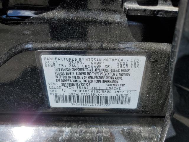 3N1AB8DV6LY239228 Nissan SENTRA SR
