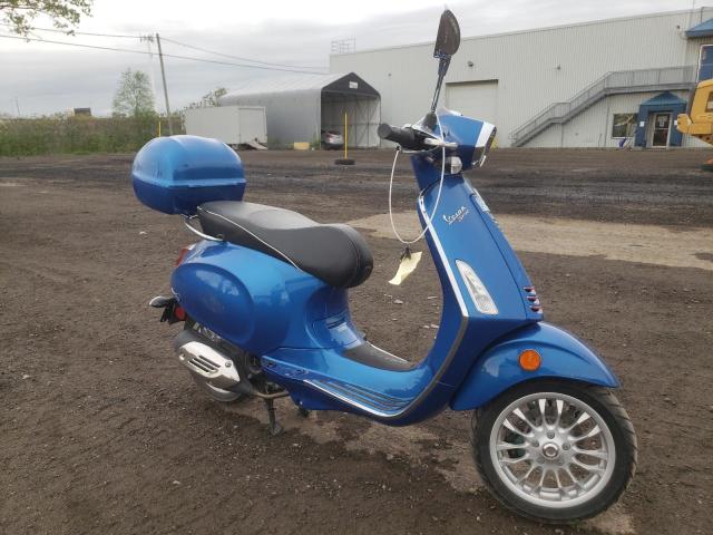 Salvage Motorcycles with No Bids Yet For Sale at auction: 2015 Vespa Primavera 50 4V IE