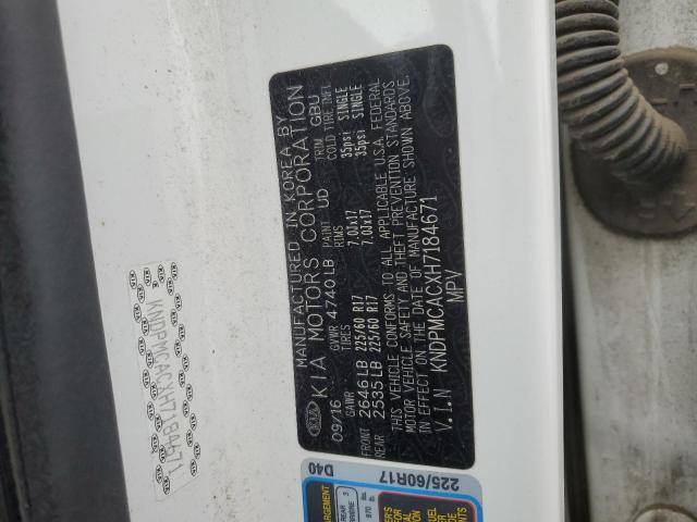 KNDPMCACXH7184671 KIA Sportage Lx